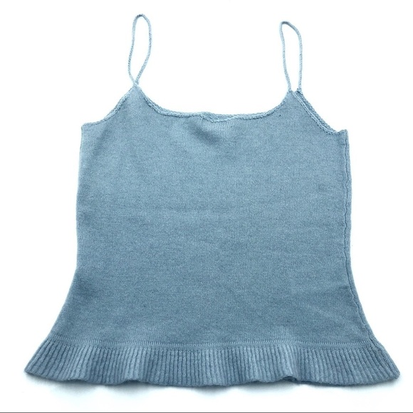 Mango Vintage 90s Angora Wool Cami Tank Top XS - Picture 2 of 6